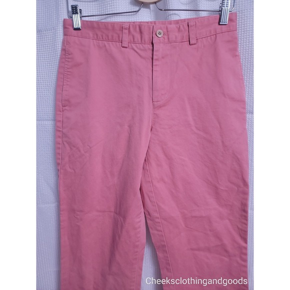 Vineyard Vines Pink Straight Leg Chinos Preppy Golf Pants Womens size 18 Plus - Picture 2 of 9